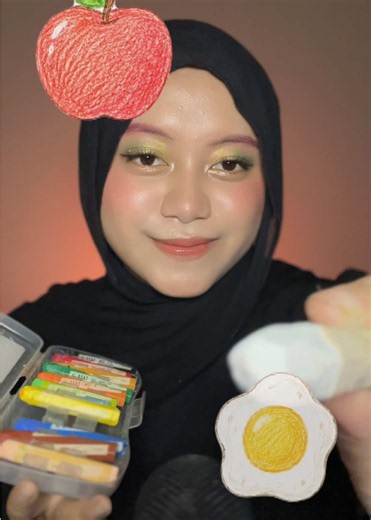 ASMR Menggambar di wajah kamu 👩🏻‍🎨🎨 #asmr #asmrdrawing #asmrroleplay #asmrindonesia #salsaasmr