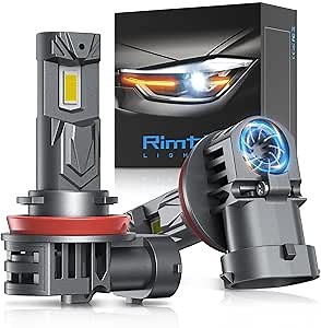 H11 Bulbs, H16 H9 H8 Fog Lights Cool White, Plug & Play (Pack of 2)