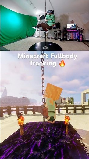 Minecraft VR Body Tracking is INSANE #minecraft #quest3 #minecrafter