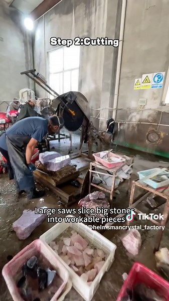 Transforming Raw Stone into Radiant Crystals in 6 Steps