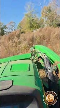 A Little Bush Hogging action at the farm! #thelegaloutdoorsman #johndeere #hunting #tractor