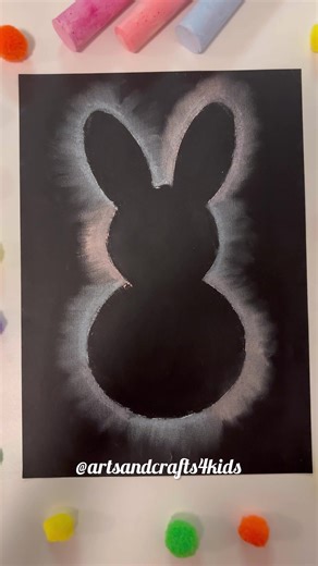 Chalk Art Easter Bunny Activities for Kids