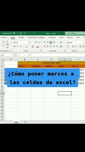 Cómo poner marcos a las celdas de Excel fácil y paso a pasó en español Los bordes en las celdas ayuda a qué tus documentos se vean más estéticos ! síguenos para más tips de Excel #tipsdeexcel #exceltutorial #excel #exceltips #trucosenexcel #excel2021 #excelespañol #excel2019 #pasoapaso #excel #microsoftexcel #celdas #bordesexcel