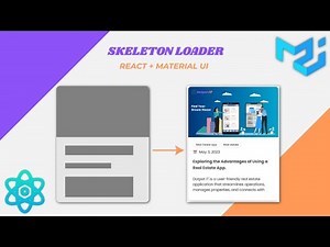 Creating Loading Skeletons in React.js Websites with Material-UI | Tutorial