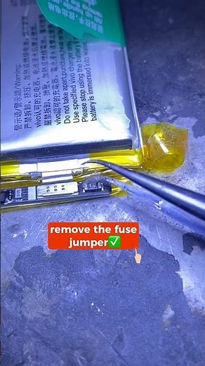 remove the fuse jumper✅ #tutorial