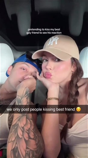 Kissing my Bff on Instagram: "“We kiss our best friends… and film their reactions. Real moments. Real chaos. Love it or cringe—either way, you’ll watch. Tag us to get featured! #KissMyBestFriend #BestFriendChallenge #CaughtOnCam #KissOrMiss #UnexpectedKiss #FriendZoneChallenge #LoveOrNah #ViralPrank #CringeOrCute #RelationshipTest #BestieMoments #FriendshipGoals #SocialExperiment #KissReaction #CoupleOrNot #EmotionalRollercoaster #MakeItAwkward #ViralKiss #TikTokExperiment #BestFriendConfession”