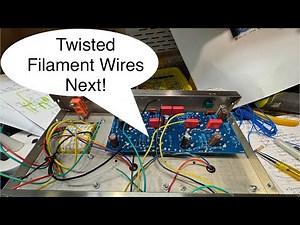 Push-pull 6P1 / 6F2 Amplifier. Progress!