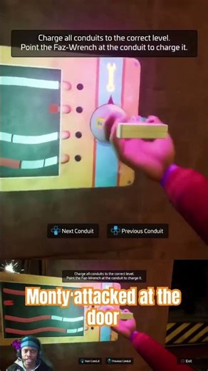 FNAF Monty Big Attack #fnafsecuritybreach