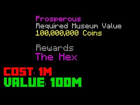 How To Unlock The Hex for 1 Million Coins - Hypixel Skyblock Museum Value