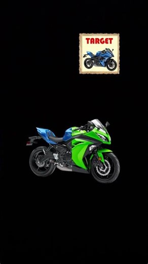 Can you stop on the blue motorcycle? #trend