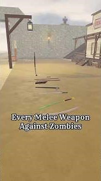 Every Melee Weapons in Dead Rails #roblox #deadrails