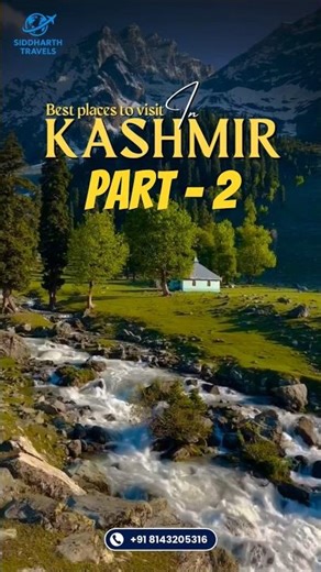 "✨Places To Visit In Kashmir - 2❄️" #kashmir