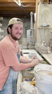 Watch the incredible potters at Pigeon River Pottery at The Old Mill, as they transform raw clay into beautiful works of art. Their skill and creativity are truly mesmerizing!⁠ Demonstrations times vary. Pigeon River Pottery | The Old Mill