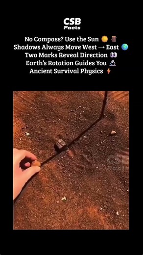 Find North Using Only the Sun 🤯☀️