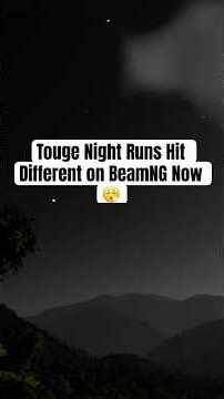 Touge Roads at NIGHT on BeamNG are INSANE!
