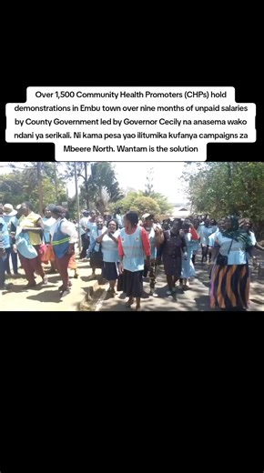 Community Health Promoters Demand Unpaid Salaries