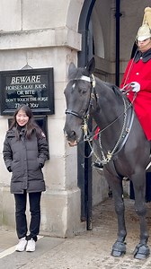 9.9K views · 212 reactions | King's Lifeguard FAILS to Spot Her Crossing the White Line!邏#householdcavalrymountedregiment #horseguardsparade #lifeguards #touristattraction #thekingslifeguard #instagram #fypシ #horses | Mihail Gavril Pop | Facebook