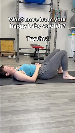 Want more from your happy baby pose? Try this!