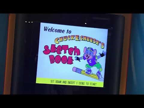 Chuck E. Cheese Sketch Book