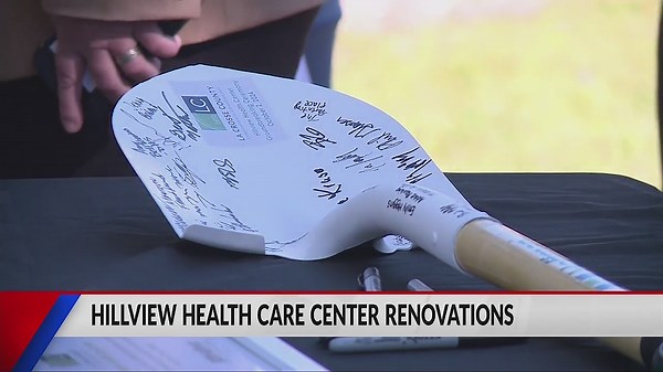 The American Rescue Plan Act helps the Hillview Healthcare Center renovation project