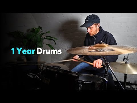 1 Year of Beginner Drumming Progress