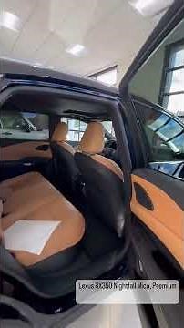 2025 Lexus RX 350 Premium, Nightfall Mica with Palomino interior, upgraded 21-inch alloy dark gray