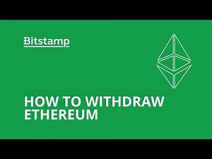 How to withdraw Ethereum from Bitstamp