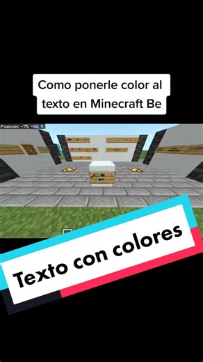 Como poner color al texto, espero les guste y les sirva para sus mundos 🤠 #fernanfloo #minecraft #auronplay
