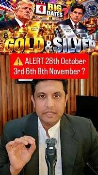 ⚠️ ALERT 4 KEY DATES FOR GOLD SILVER BITCOIN ! Volatility Alert - Big Days That Could Shake Market