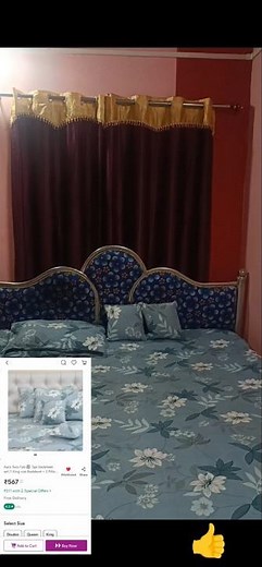 bedsheet review #meesho#shorts#lightyoutubeshorts