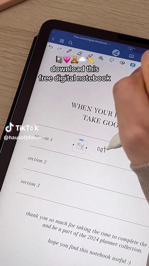 Download this free digital notebook for Goodnotes, Notability, etc. on your iPad!! 📓💗✏️ #digitalnotebook #digitalnotes #ipadnotetaking #goodnotesapp #ipadtutorial #ipadtips #digitalplanner #goodnotestutorial