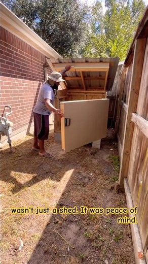How I Built a DIY Generator Shed for My Mom#StayLitShed