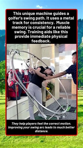 Golf Swing Training Machine Perfects Your Form Daily
