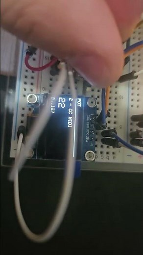 Arduino MIDI Controller with mappable buttons and potentiometers