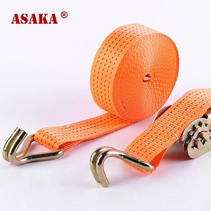 [Hot Item] Strap Truck Cargo Lashing Belt Safety Factor 10 Ton Ratchet Tie Down