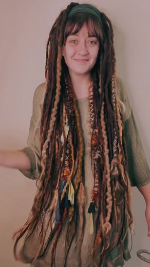 Easy Long Dreadlocks Styling with Spiralocks Bendy Ties