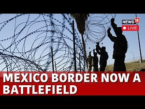 LIVE | US Mexico Border | Suspected Cartel Gunmen Open Fire At Border Patrol Agents At Border | N18G