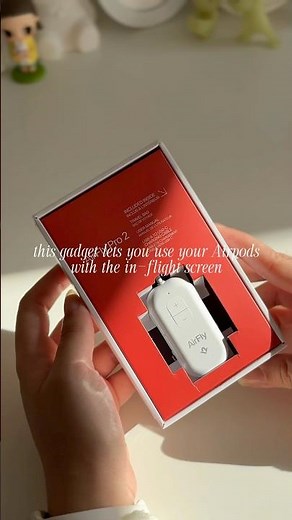 Apple Travel Essentials 🎧 AirFly Pro 2 lets you connect your #airpods to any airplane screen