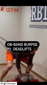 DB Deadlift - Burpee Progress Still is my favorite 60 way to deadlift. #RBT #daveschmitz #resistancebandtraining #thebandman #thebandgym #bandworkouts #getbetterwithbands #agelessfitness #germantownwisconsin #bestbandtraining #53022 #bandtraining #bandworkout #bandgym #bandstrong #athomeworkouts #homeworkouts #bandworkoutideas #athomebandworkouts #bandstrengthworkout #banddeadlifts #gluteworkout | Resistance Band Training