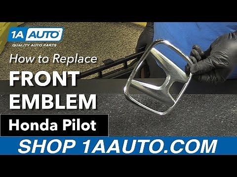 How to Replace Front Emblem 03-08 Honda Pilot