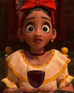 this scene is the definition of nervous laughter. _____ Watch the Freeform premiere of Encanto at 7:35p|6:35c. | Freeform
