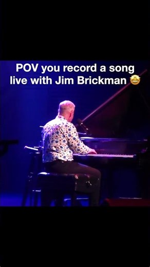 POV Recording "Rainbow Connection" live in concert with Jim Brickman 🤩Experience it for yourself!
