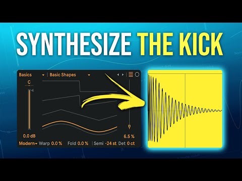Synthesize Your Own Kick Drum in Ableton Wavetable & Stock Effects