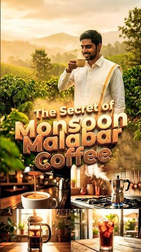 Monsoon Malabar - The Accidental Indian Coffee That Changed History #shortsfeed #coffee