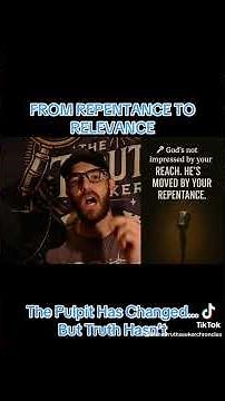 FROM REPENTANCE TO RELEVANCE #ReturnToHoliness #BibleTruth #FalseTeachingExposed #GospelTruth