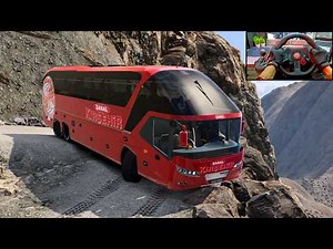 Neoplan Bus on Extreme Mountain Hill Roads! | ETS2 Offroad Challenge + Logitech G29 🚌⛰️