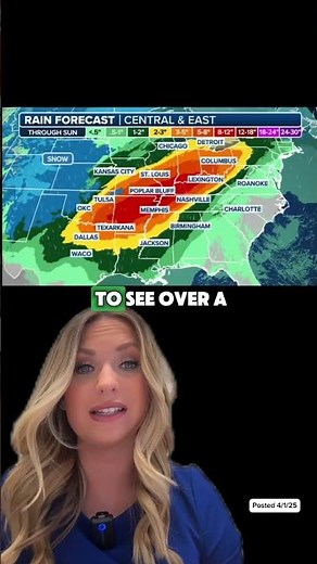 Fox Weather Meteorologist Haley Meier Breaks Down The Severe Storm Threat To Hit The U.S. This Week
