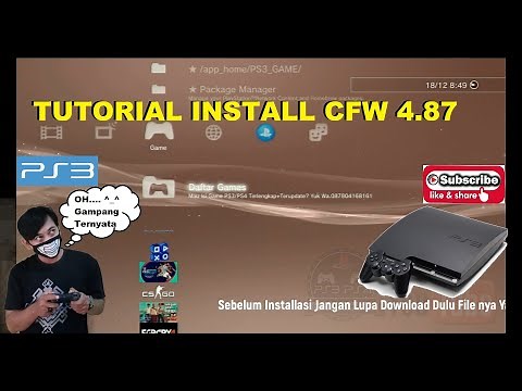 TUTORIAL INSTALL CFW 4.87 PS3 TERBARU