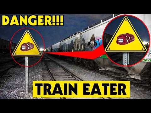 If you see this TRAIN EATER SIGN at a RAILROAD, DO NOT ENTER! (IT'S DANGEROUS)