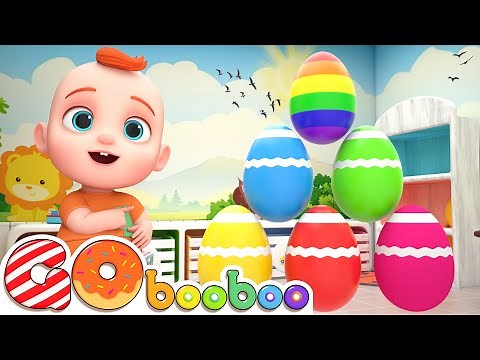 Surprise Egg Song | Learn Animals for Kids + More Nursery Rhymes & Kids Songs - GoBooBoo